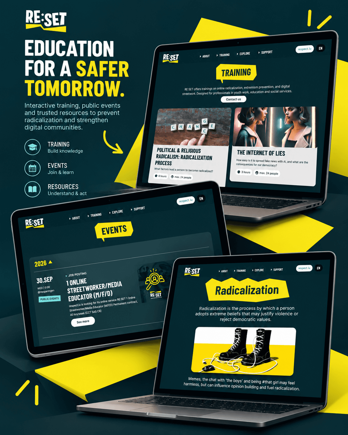 RE:SET: Digital Streetwork & Online Youth Safety Network screen 3