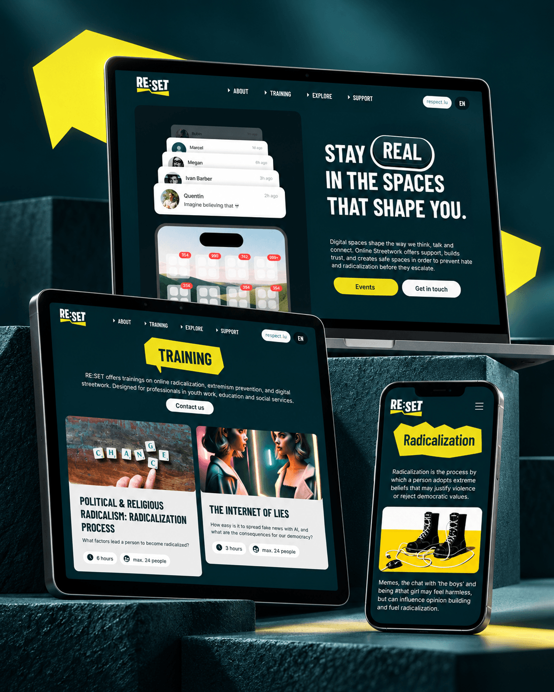RE:SET: Digital Streetwork & Online Youth Safety Network screen 4
