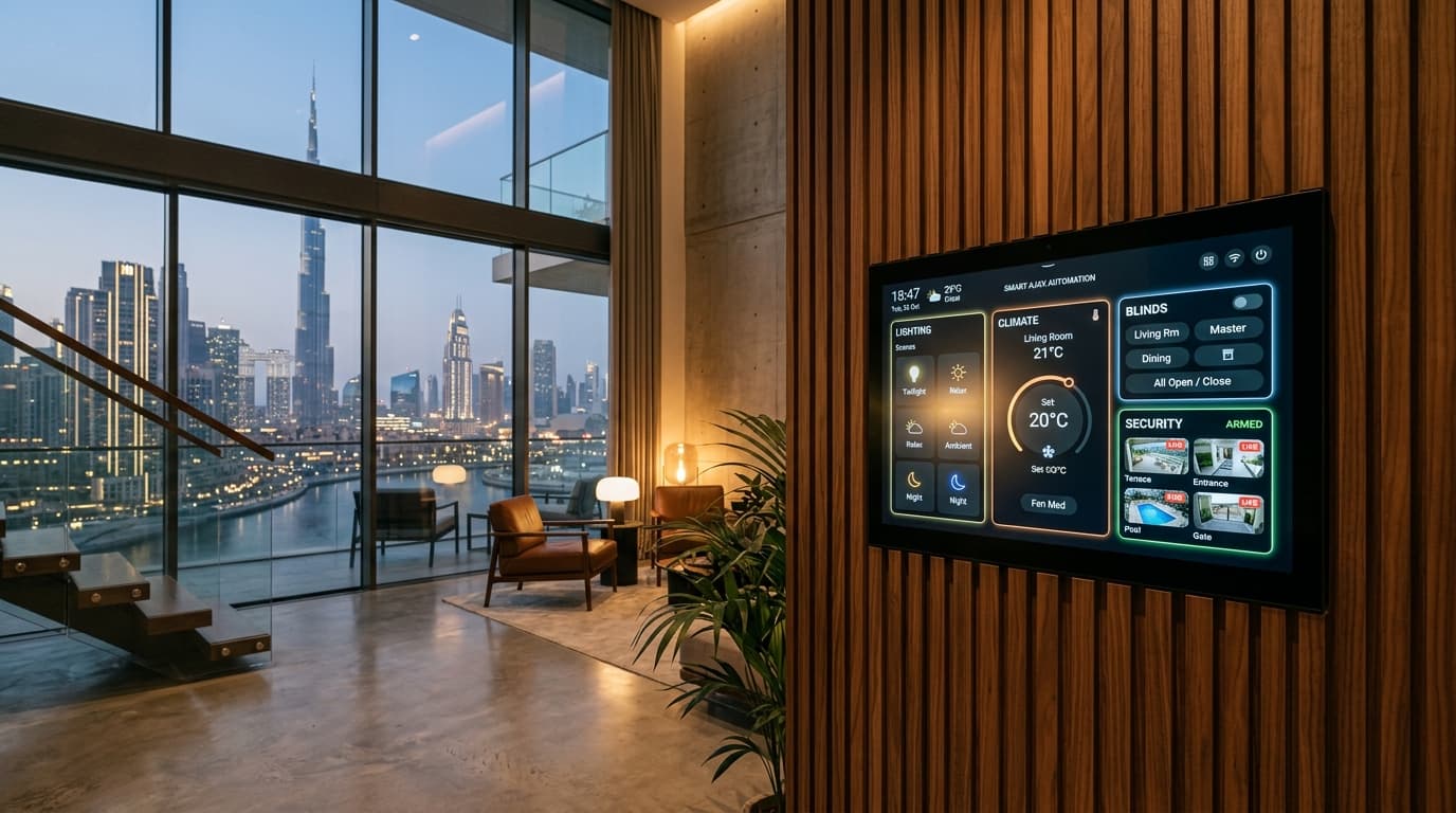 Smart Ajax: Enterprise Smart Home Automation & IoT Security (Dubai)